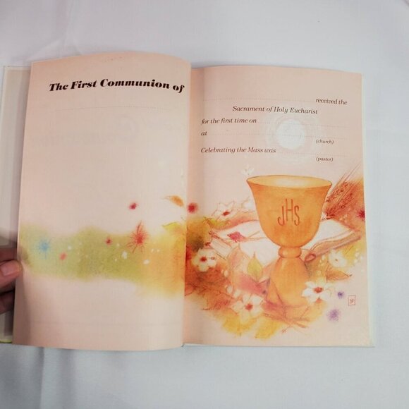 My First Communion Keepsake Book Vintage 1989 - Picture 7 of 7